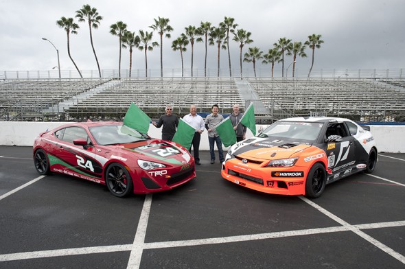 FAMED TOYOTA GRAND PRIX OF LONG BEACH RACING CIRCUIT BEGINNING TO TAKE SHAPE
