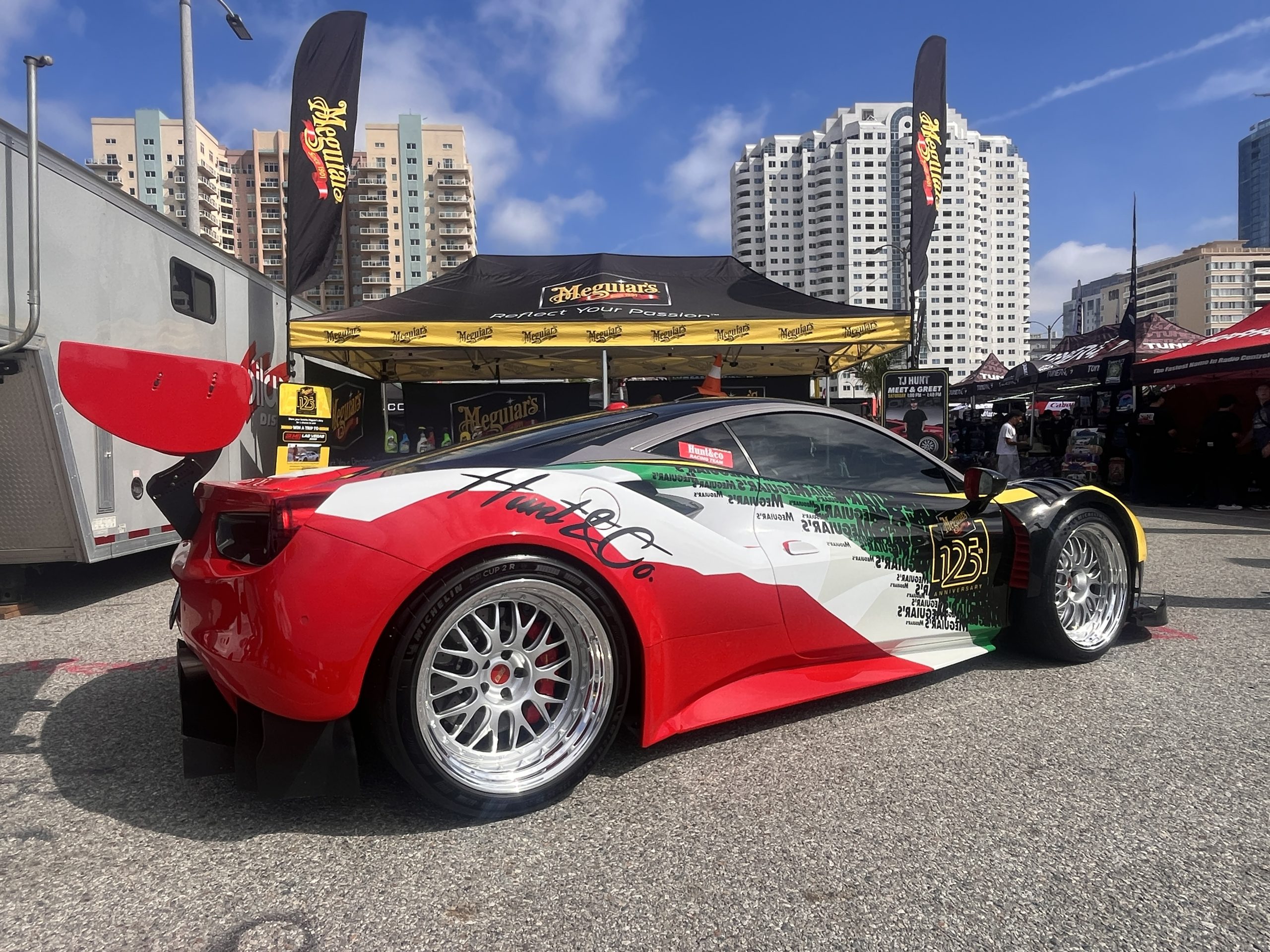 MEGUIAR’S® & TJ HUNT REVEAL NEW FERRARI 488 GT3 EVO LIVERY AT FORMULA DRIFT THIS WEEKEND